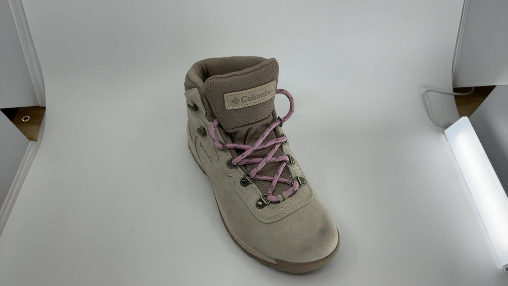 Columbia Women's Newton Ridge Plus Waterproof Amped, 2024 Dark Stone/Cosmos, 7