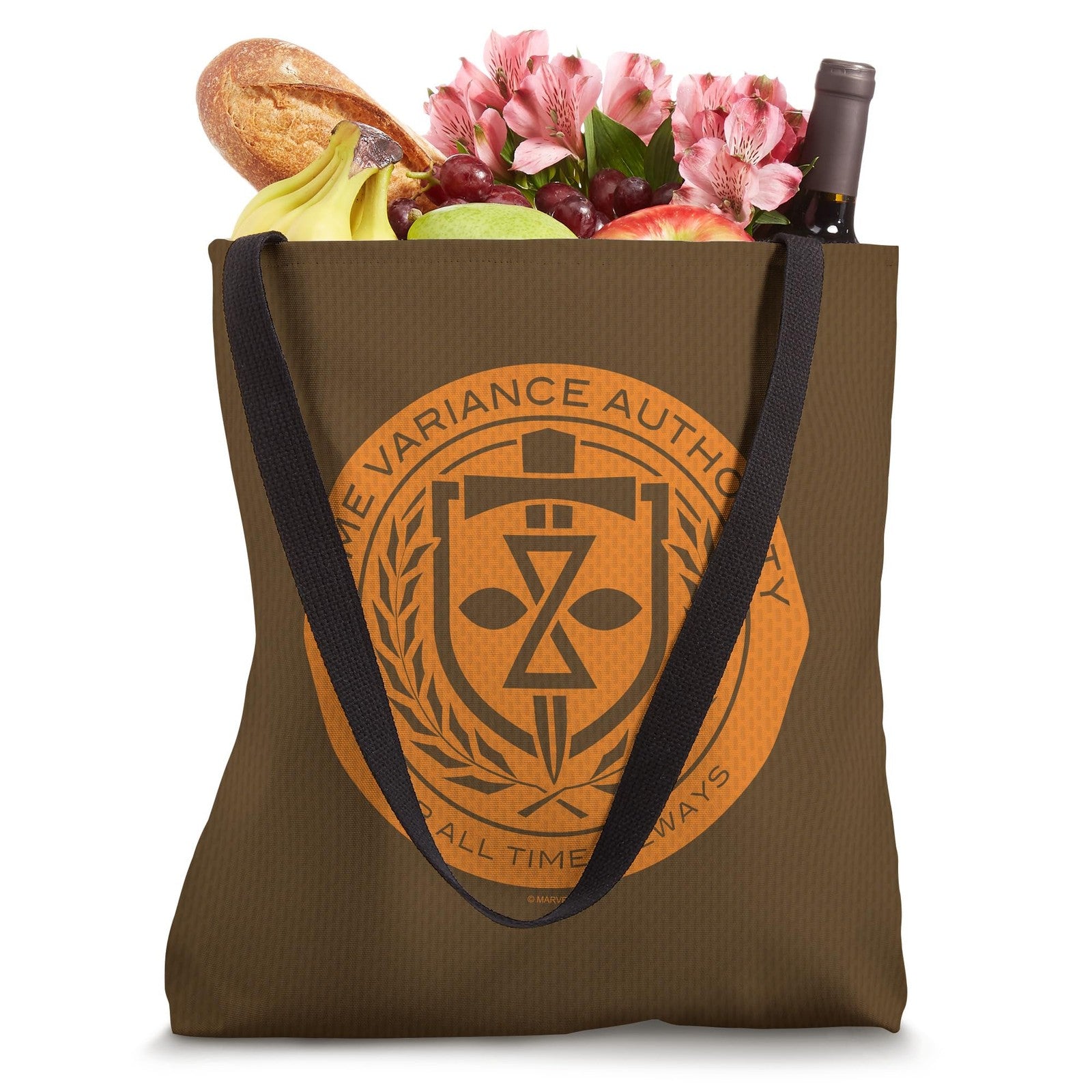 Marvel Loki Time Variance Authority TVA For All Time Tote Bag