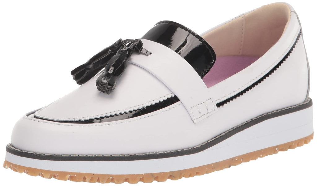 FootJoy Women's FJ Sandy Previous Season Style Golf Shoe, White/Black, 10