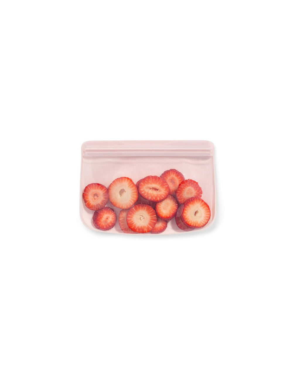 W&P 10oz Silicone Snack Bag, Blush, Microwave & Dishwasher Safe