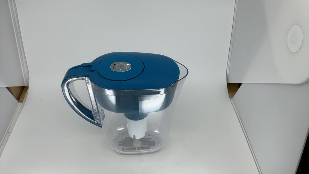 BPA-Free Brita Metro Water Pitcher, 6-Cup, Turquoise, SmartLight Indicator