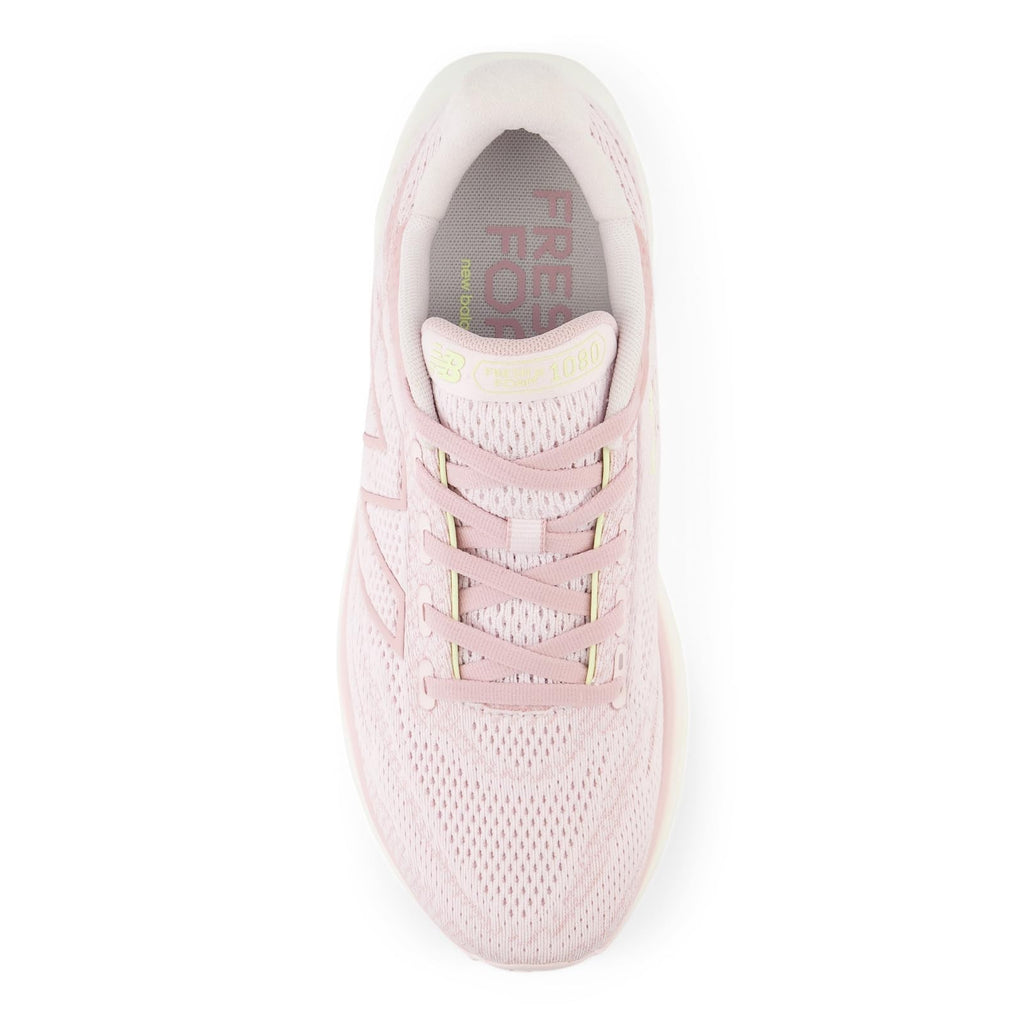 New Balance W1080V13 Women's Running Shoe 12 X-Wide Pink Granite/Limelight