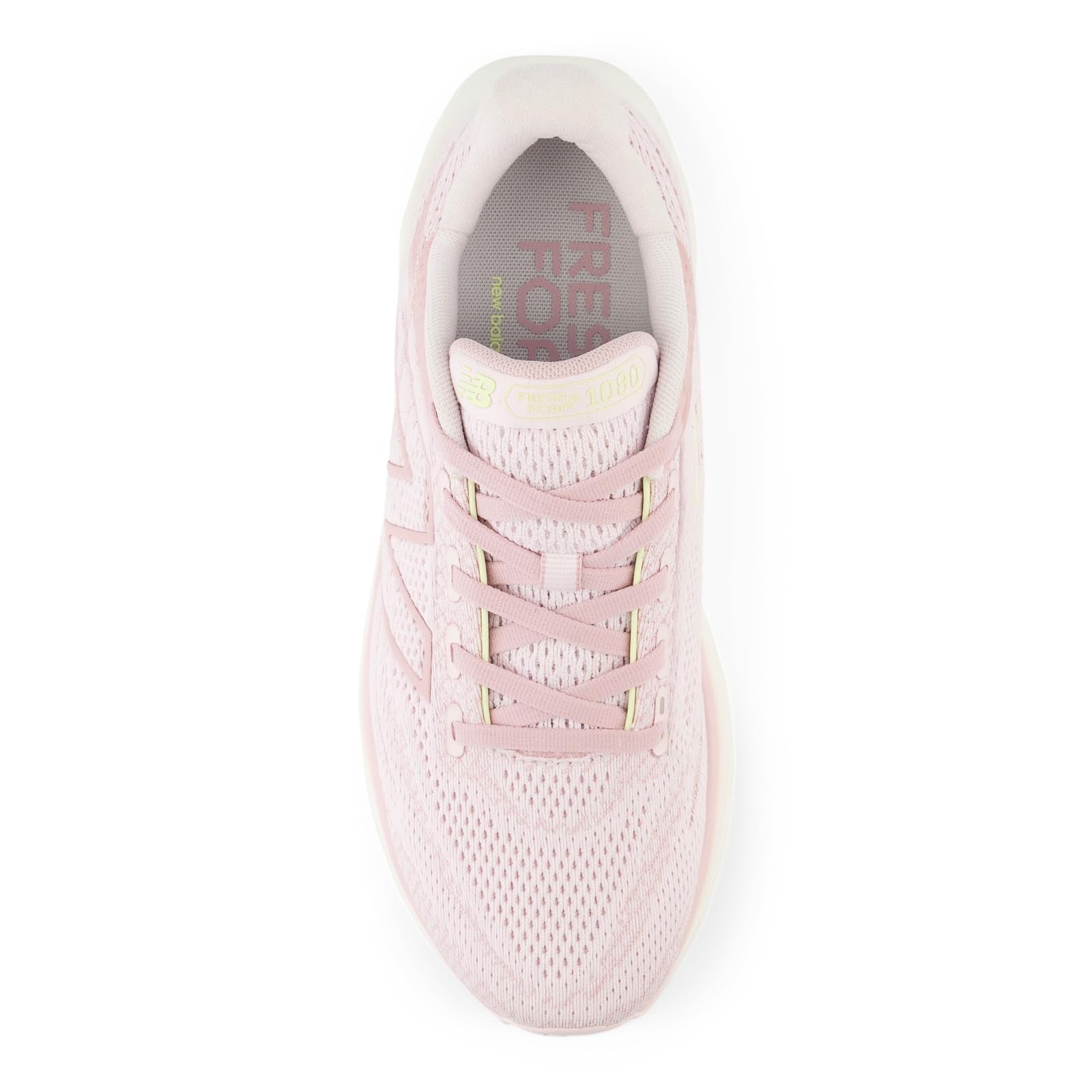 New Balance W1080V13 Women's Running Shoe 12 X-Wide Pink Granite/Limelight