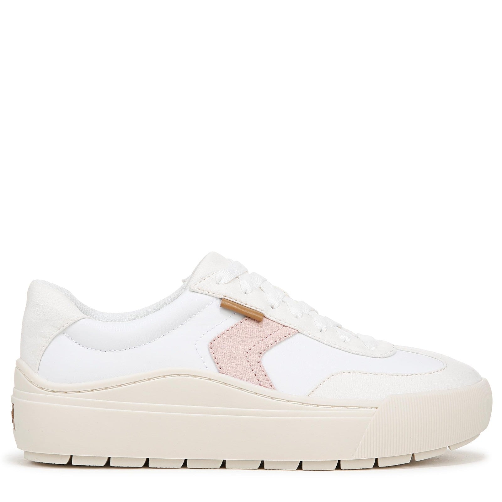 Dr. Scholl's Womens Time Off Win Sneaker White/Tofu Fabric 8.5 M