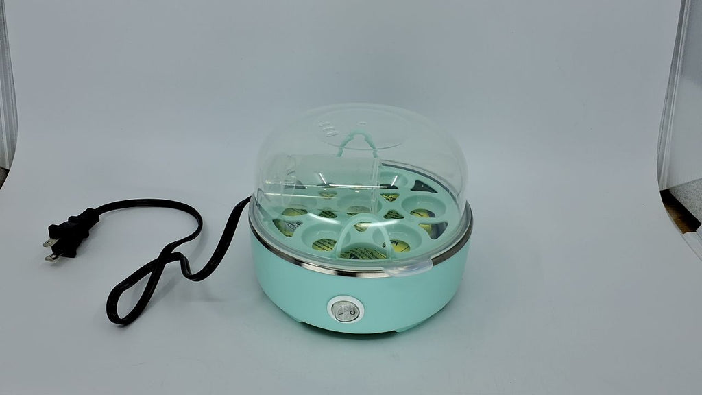 Elite Gourmet 7-Egg Electric Egg Cooker Retro Mint w/ Auto Shut-Off
