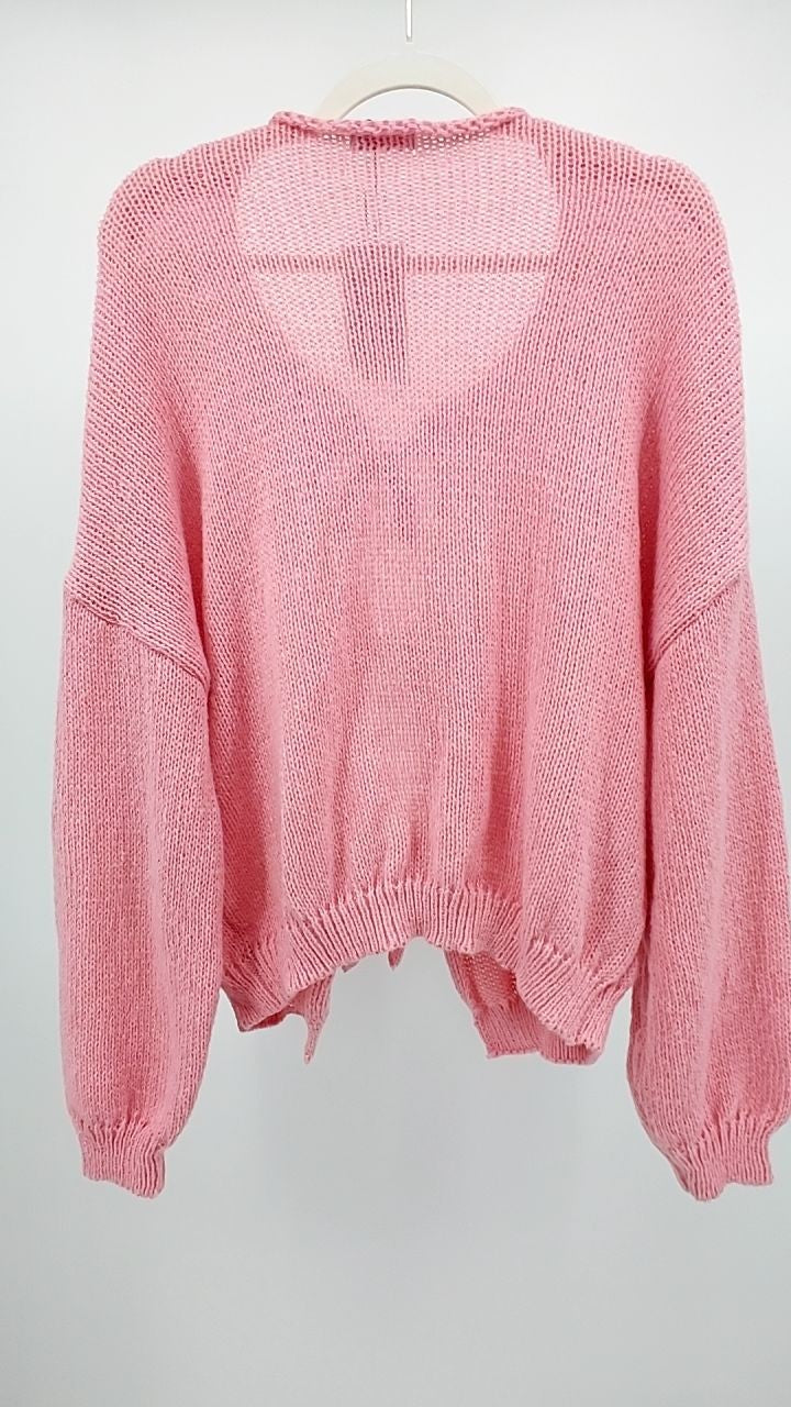 Tie-Front Long Sleeve Cardigan