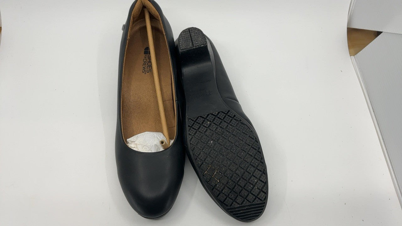 Black Women's High Heel Dress Shoes w/ Slip-Resistant & Water-Resistant 11