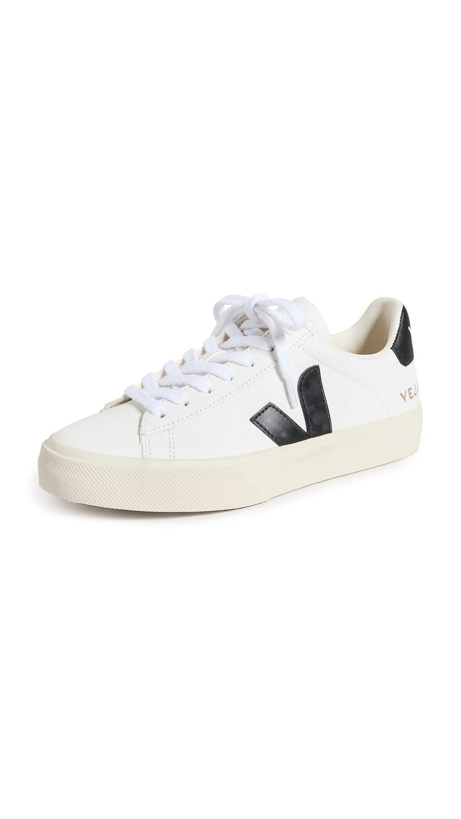 Veja Women's Campo Sneakers, Extra White/Black, 11 Medium US