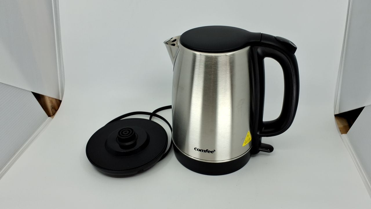 1.7L Stainless Steel Electric Tea Kettle w/ LED Light & Auto Shut-Off