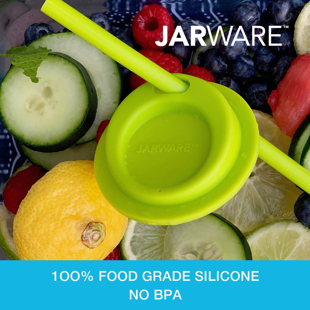 Jarware Translucent 82673 Wide Mouth Drink Lid, Set of 4