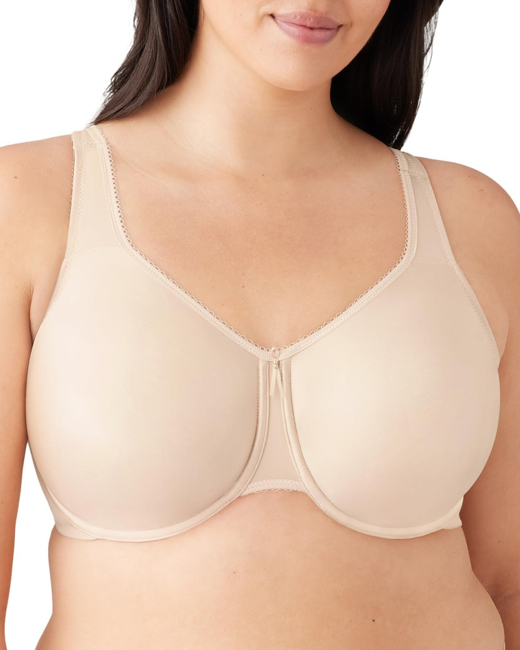 Wacoal Women's Basic Beauty Underwire Bra, Sand, 36DD