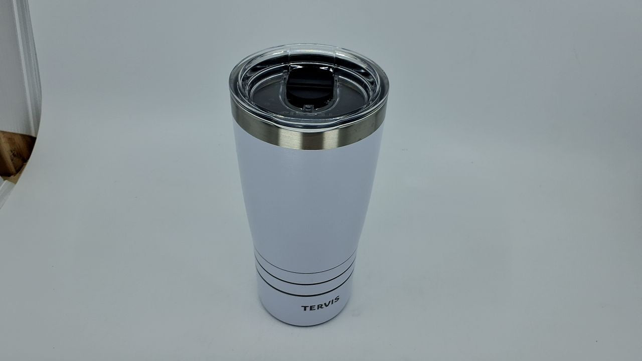 Glacier White 20oz Tervis Insulated Tumbler - Keeps Drinks Hot & Cold