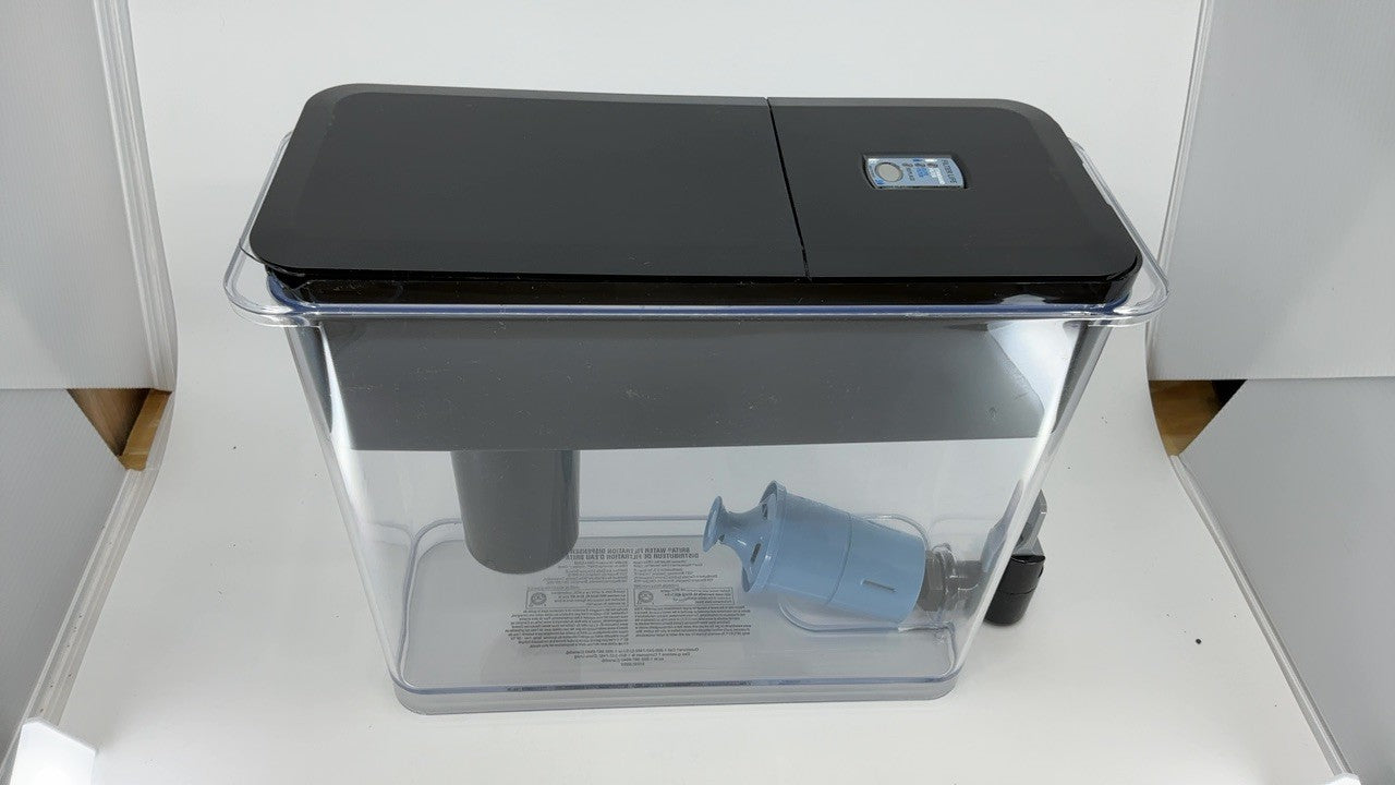 Brita Water Dispenser 27-Cup Capacity Black, Elite Filter Included