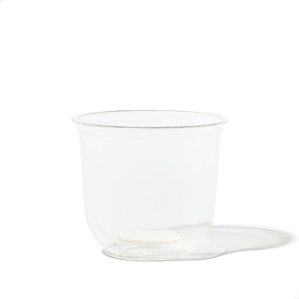 TOSSWARE Arc 12oz Clear Cold Cups - Set of 50 - Plant-Based & Recyclable