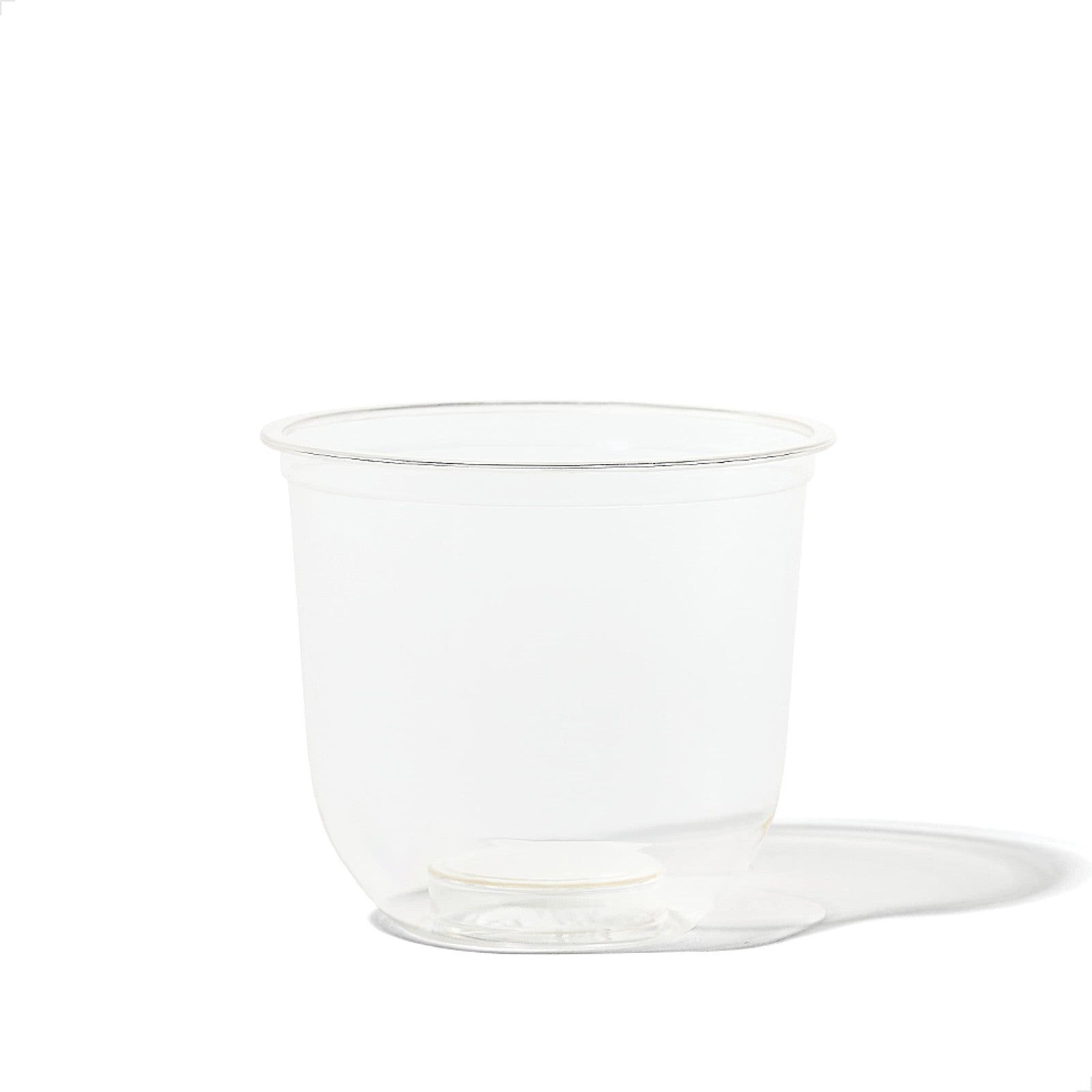 TOSSWARE Arc 12oz Clear Cold Cups - Set of 50 - Plant-Based & Recyclable