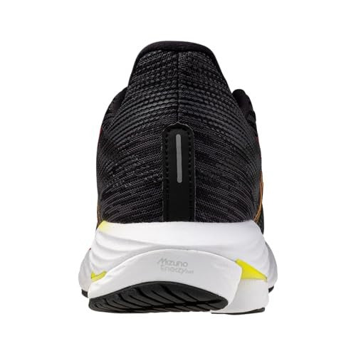 Mizuno Women's Wave Rider 28 Road Running Shoe 8.5 Black/Evening Primrose