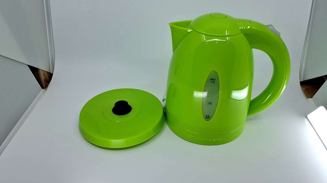 OVENTE 1.7L Electric Kettle Green, BPA-Free, Auto Shut-Off, Removable Filter