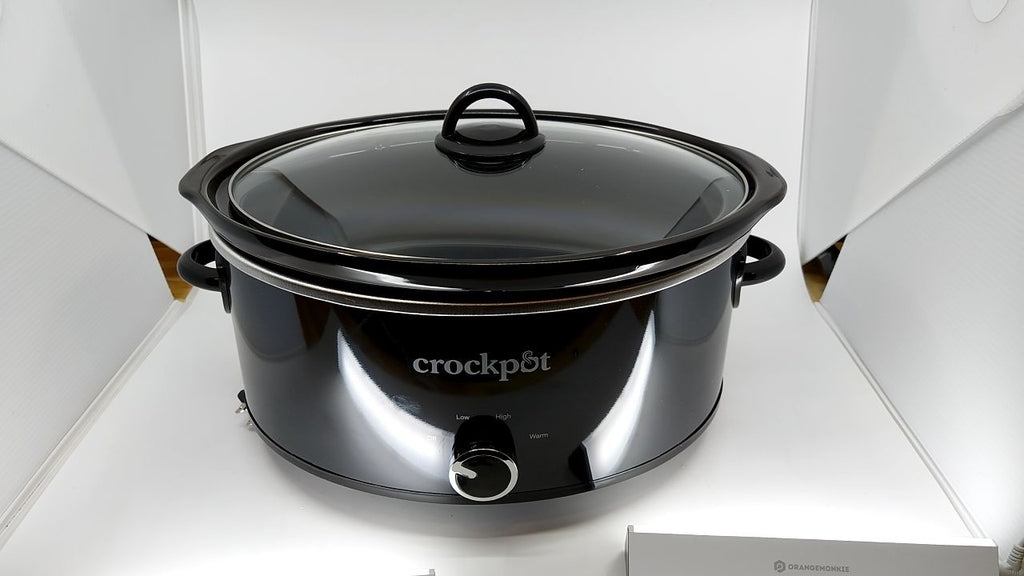 Crock Pot SCV700-B 7 Quart Black Oval Slow Cooker by Crock-Pot