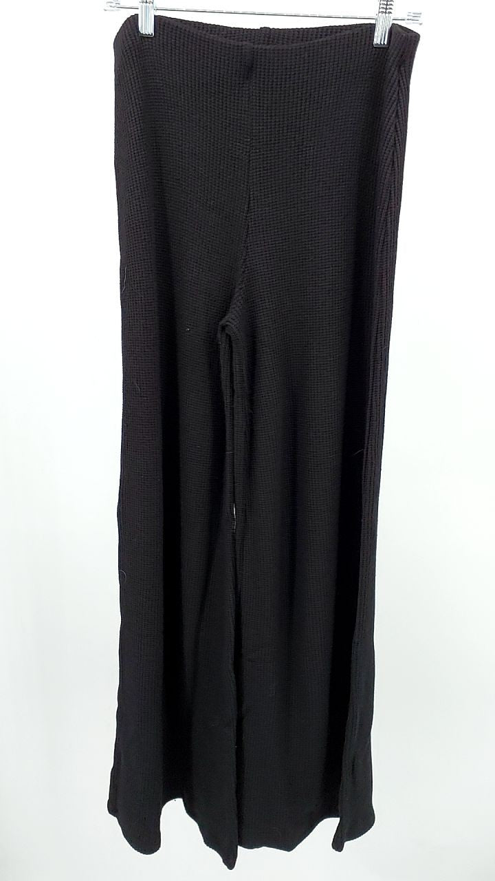 Zenana Wide Leg Flare Sweater Pants