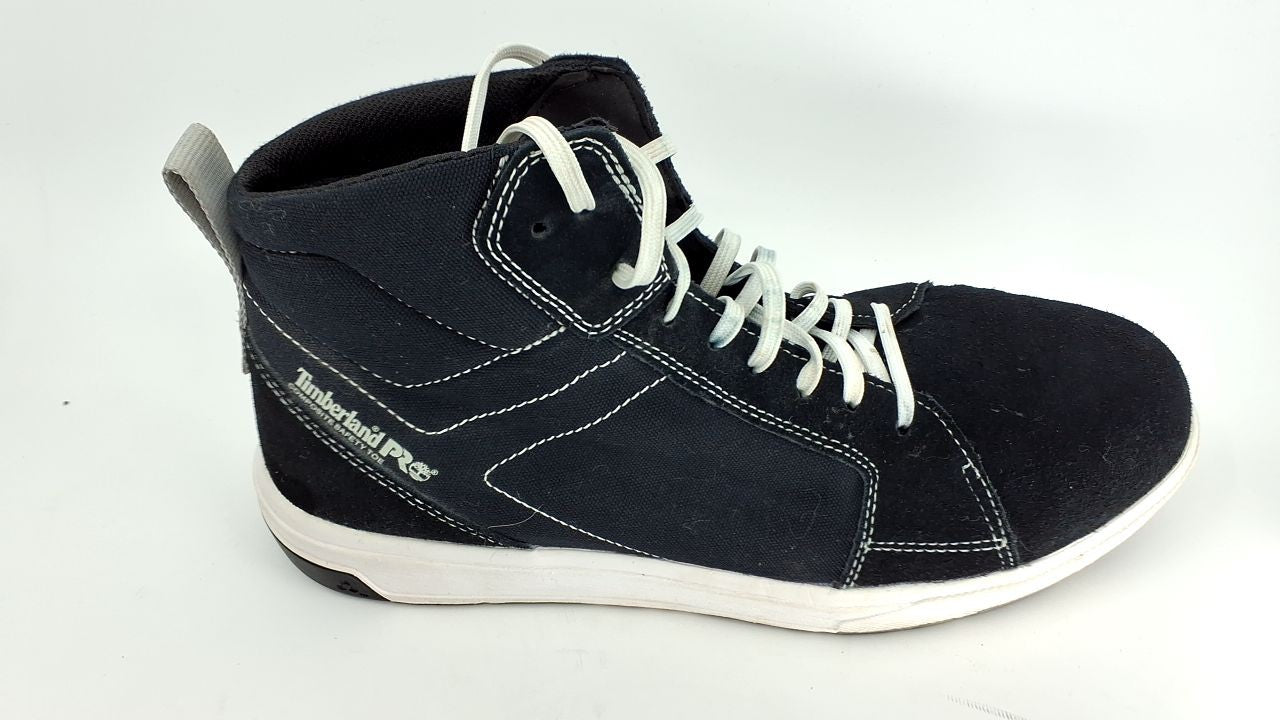 Timberland PRO Men's Berkley Hi Shoes Composite Safety Toe Black/White 10.5W
