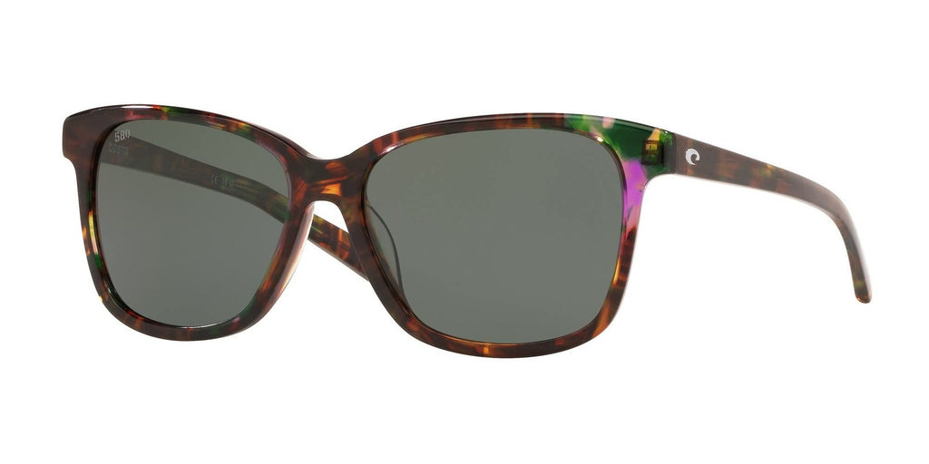 Women's Costa May 57mm Sunglasses, Shiny Abalone Polarized Lens
