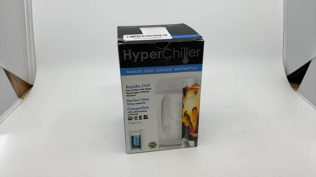 HyperChiller HC2W Iced Beverage Chiller, 12.5 Oz, White, Fast Cooling