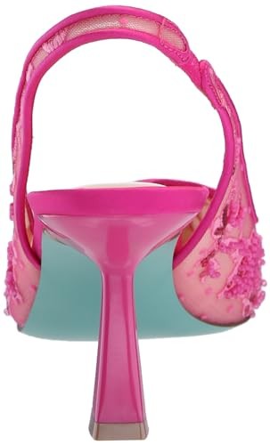 Betsey Johnson Women's Nikki Pump, Fuchsia, 8