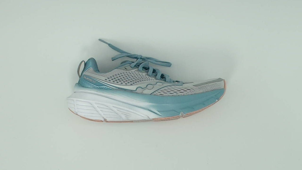 Saucony Women's Guide 17 Sneaker, Cloud/Topaz, 7