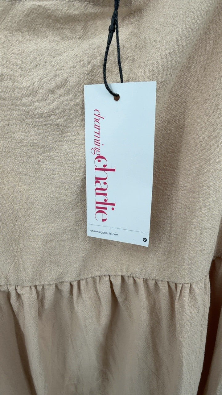 Full Size Ruffled Square Neck Cap Sleeve Blouse