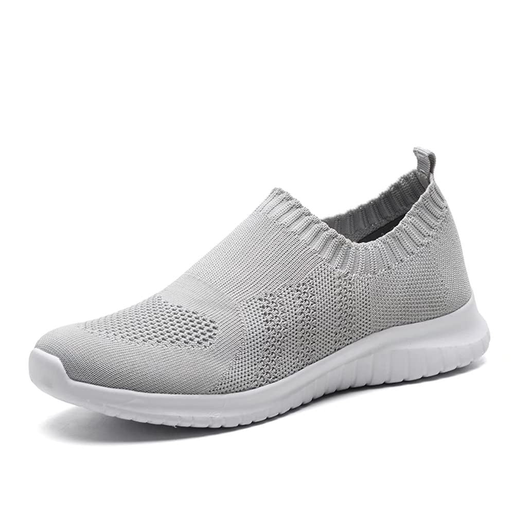 TIOSEBON Women's 9 US Black Lightweight Breathable Walking Shoes