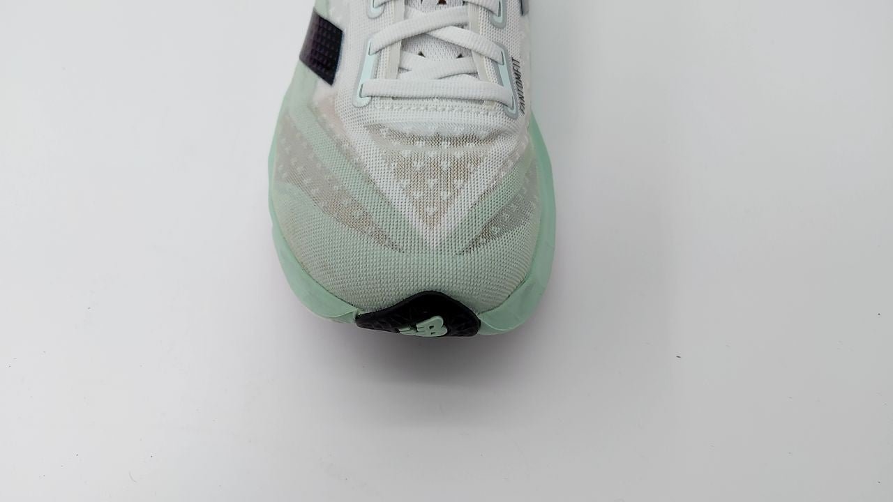 New Balance Women's FuelCell Rebel V4 Running Shoe, Clay Ash/White/Black, 9.5