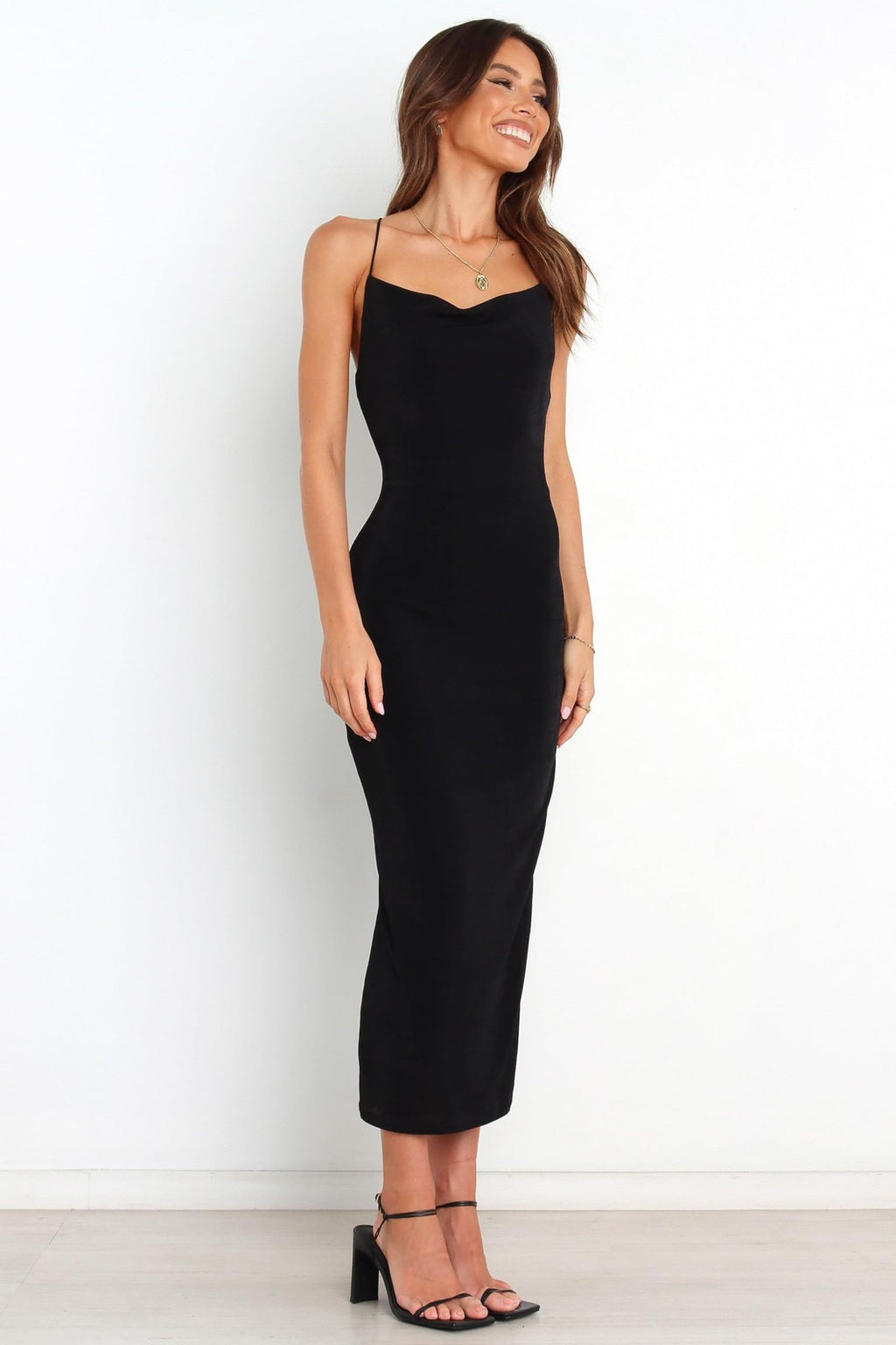 Petal & Pup Women's Dixie Dress, Black, 6 US