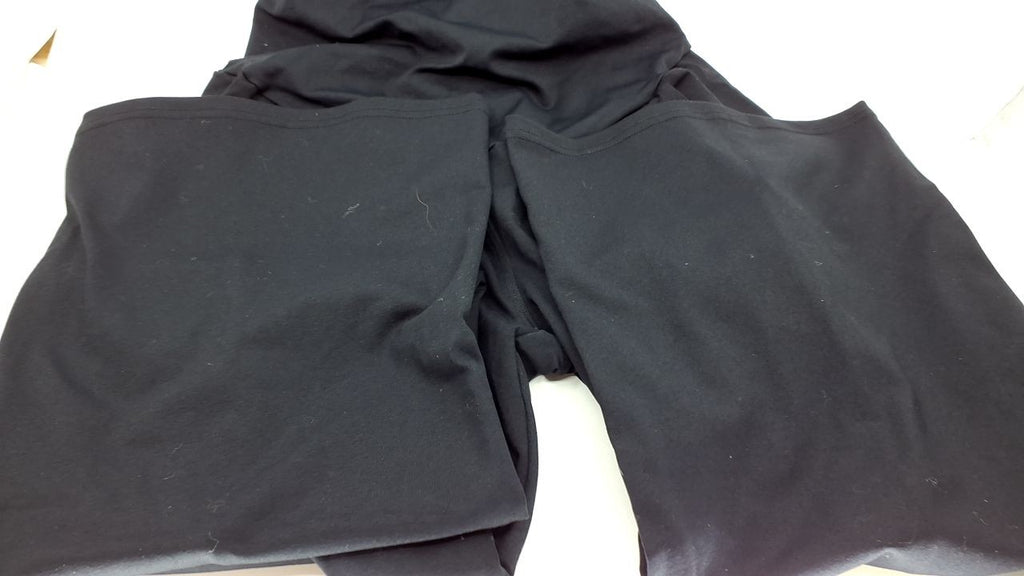 X-Large Black Maternity Jeans Stretch Denim 30in Straight Leg Pants