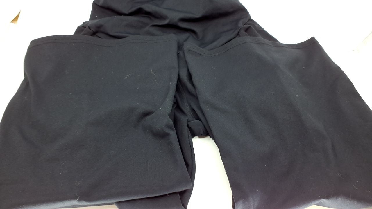 X-Large Black Maternity Jeans Stretch Denim 30in Straight Leg Pants