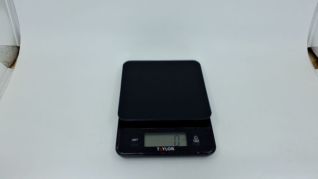 Taylor 11 lb Glass Food Scale, Accurate Measurement in Grams & Ounces