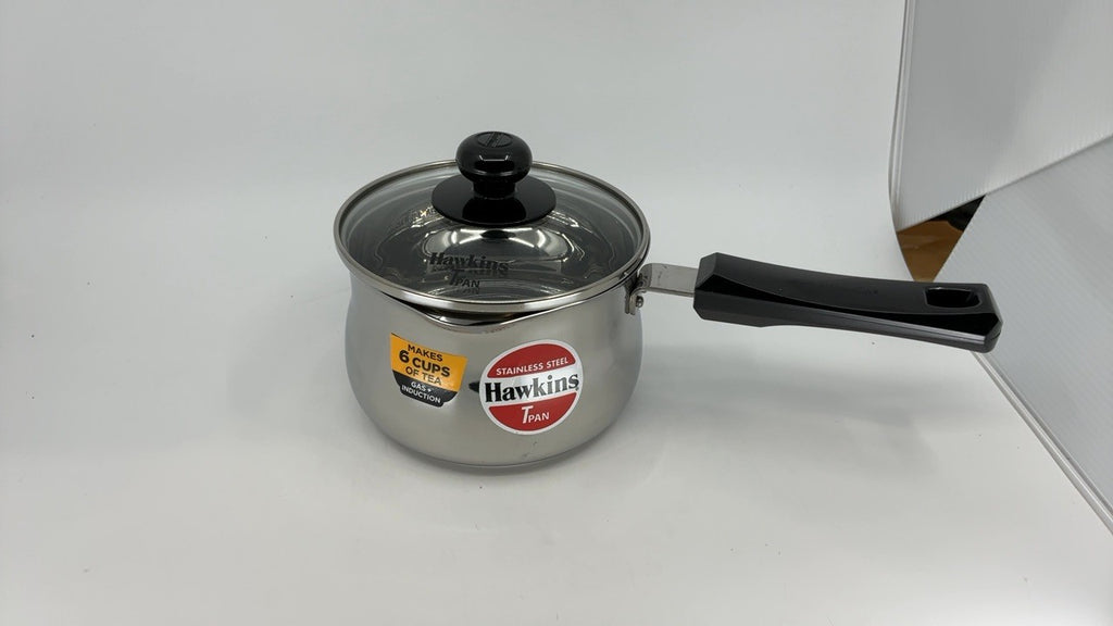 Hawkins Stainless Steel Tpan 1.5L with Glass lid