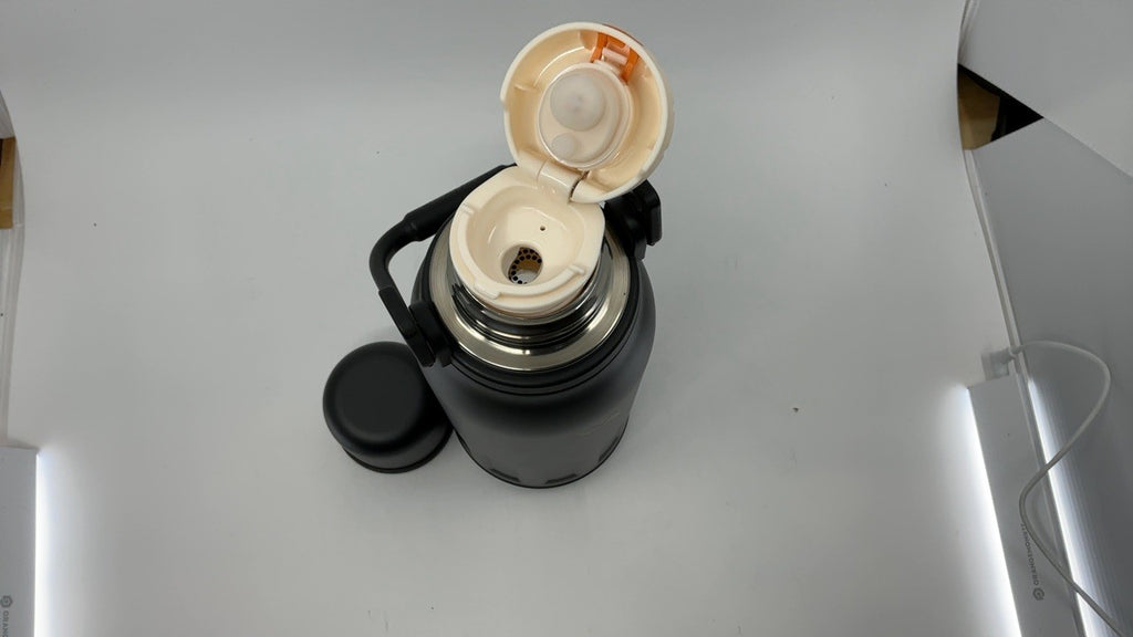 Konokyo 40 OZ Vacuum Water Bottle, Black, Stainless Steel