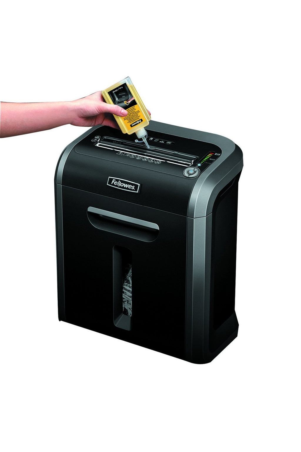 16 oz Fellowes Shredder Oil w/ Extended Nozzle for Cross-Cut & Micro-Cut