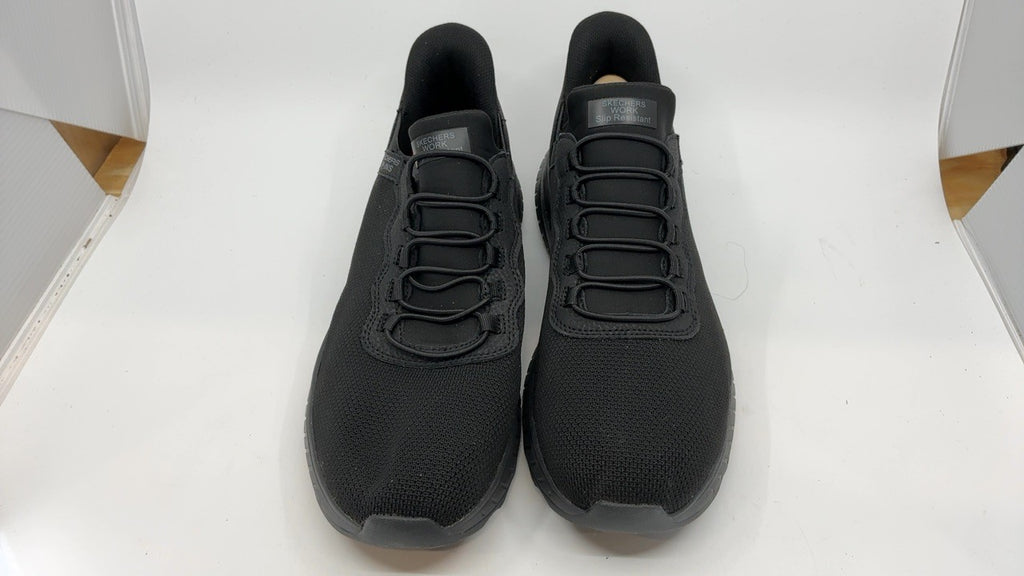 Men's Skechers Hands Free Slip Ins, Black, Size 11.5, Work Shoe