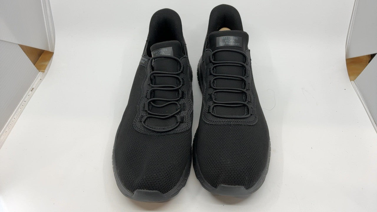 Men's Skechers Hands Free Slip Ins, Black, Size 11.5, Work Shoe