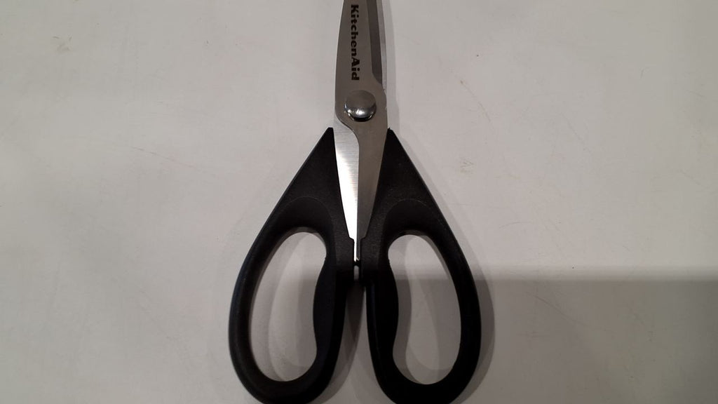 Durable Kitchen Shears w/ Protective Sheath 8.72 In Black Stainless Steel