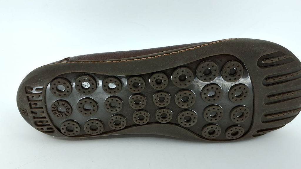 Camper Women's Basket Sneaker, Dark Brown 020, 6