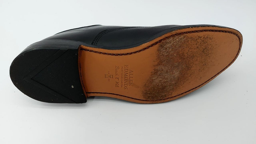 Allen Edmonds Mens Brady Cap Toe Oxford Black Leather 8 D