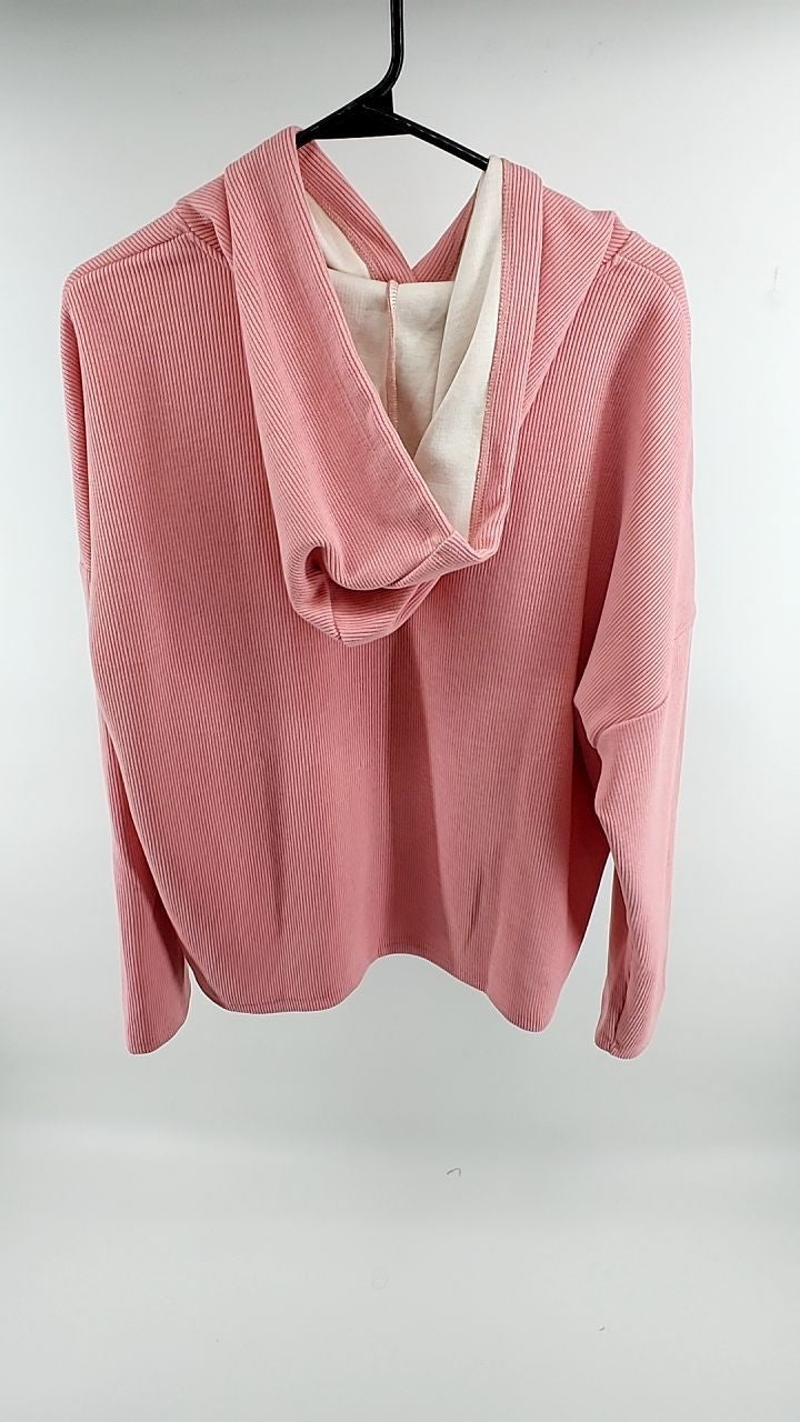 Drawstring Dropped Shoulder Hoodie