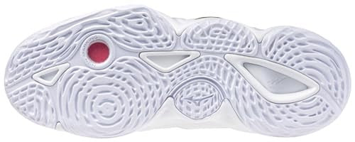 Mizuno Wave Momentum 3 Women's Volleyball Shoe, White-Gold, 6