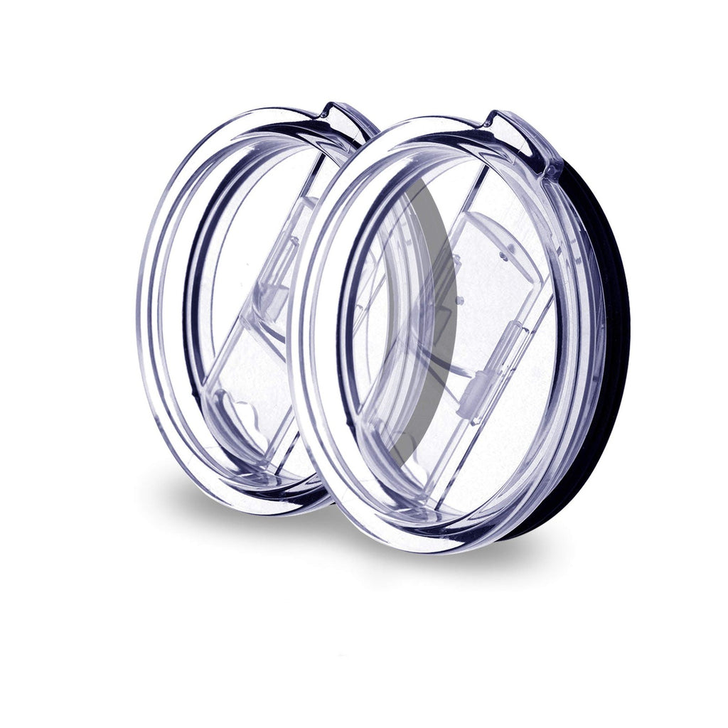 2 Pack Tumbler Lids for 20 Oz Yeti, Splash Proof & Straw Friendly