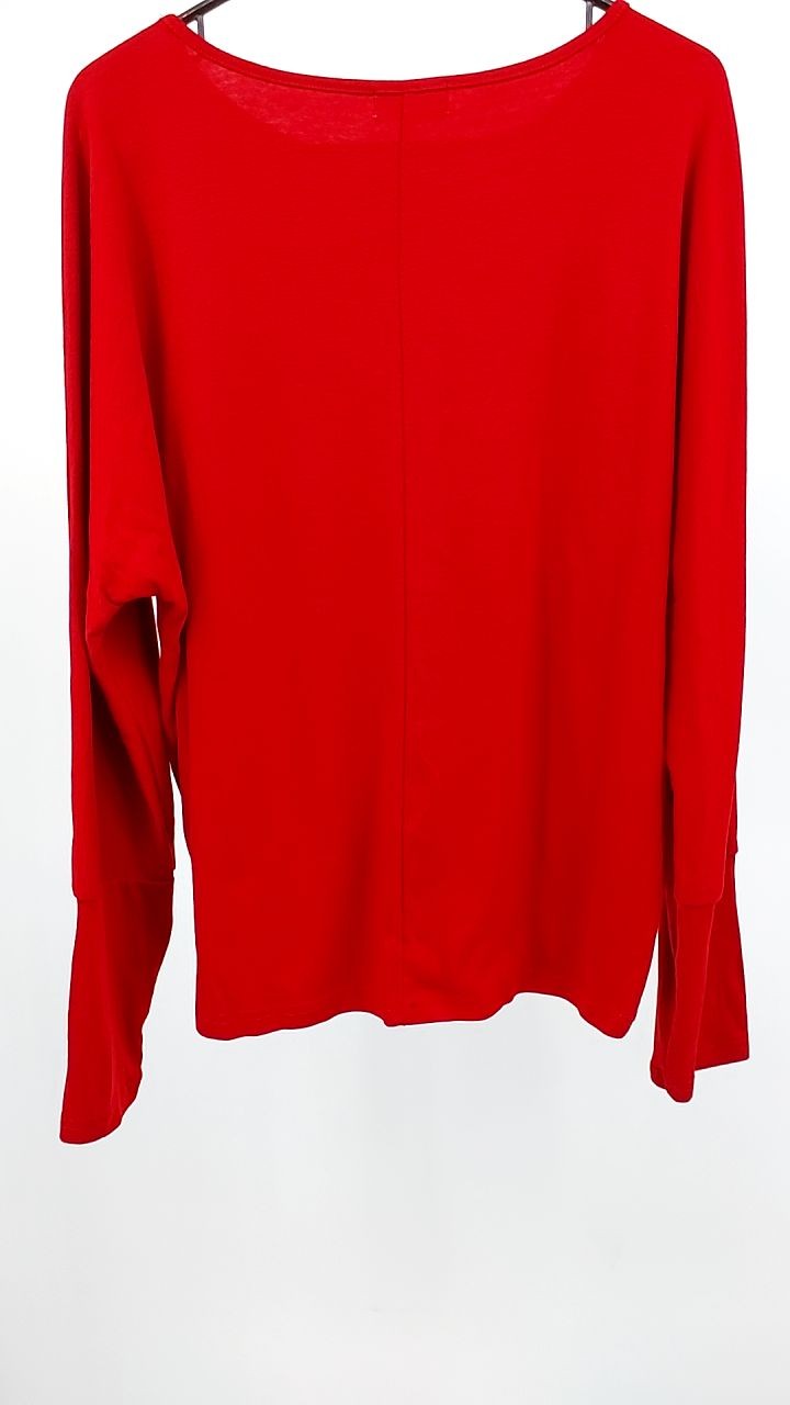 Solid Color Long Sleeve Blouse