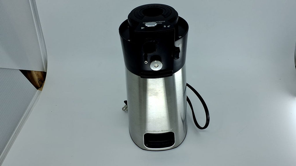OpenStation Electric Can Opener w/ Jar Openers & Cord Storage, Stainless Steel