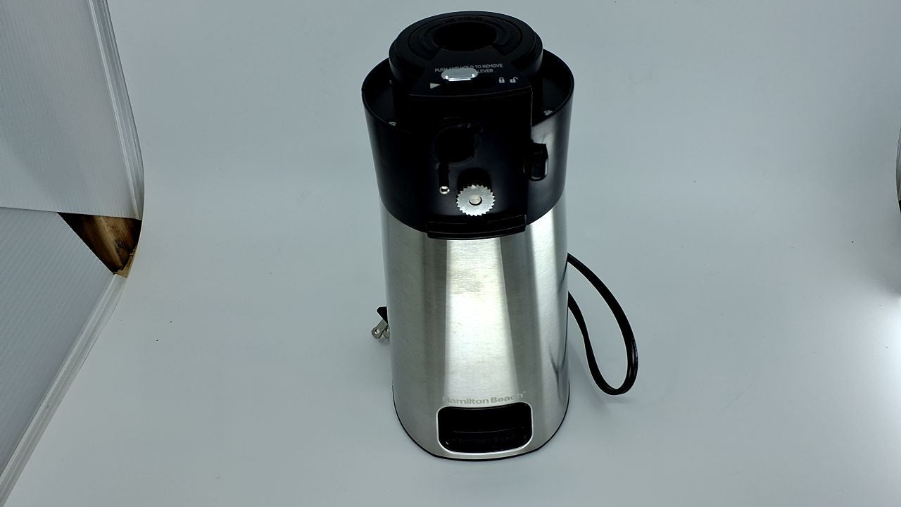 OpenStation Electric Can Opener w/ Jar Openers & Cord Storage, Stainless Steel