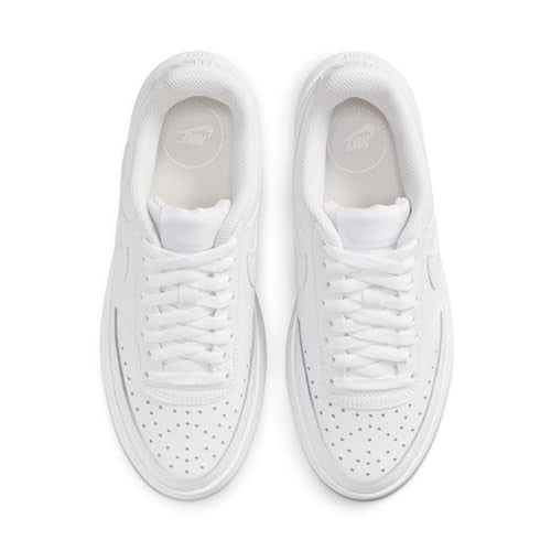 NIKE Women's Sneaker Basketball Shoe, White, 11.5